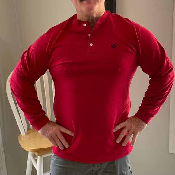 Chaps Ralph Lauren Red Polo Shirt. Size Med - Picture 5 of 5